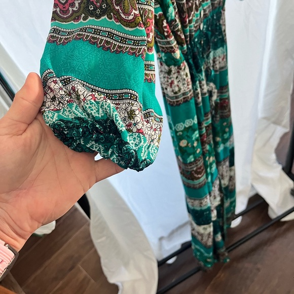 Womens long boho dress - Picture 3 of 5